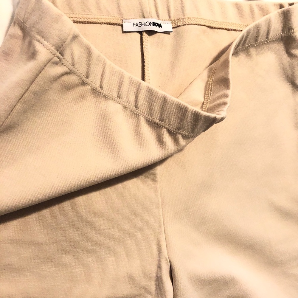 Fashion Nova Biker Shorts Khaki